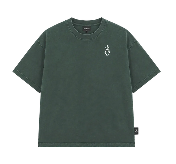 T-shirt oversize DENIM vert