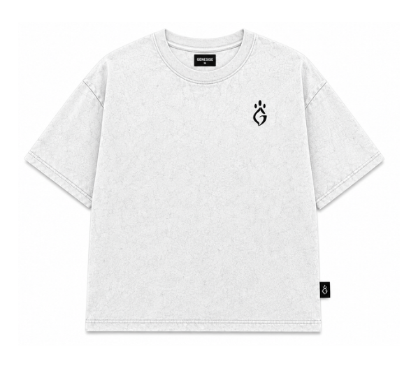 T-shirt oversize DENIM Blanc
