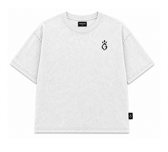 T-shirt oversize DENIM Blanc