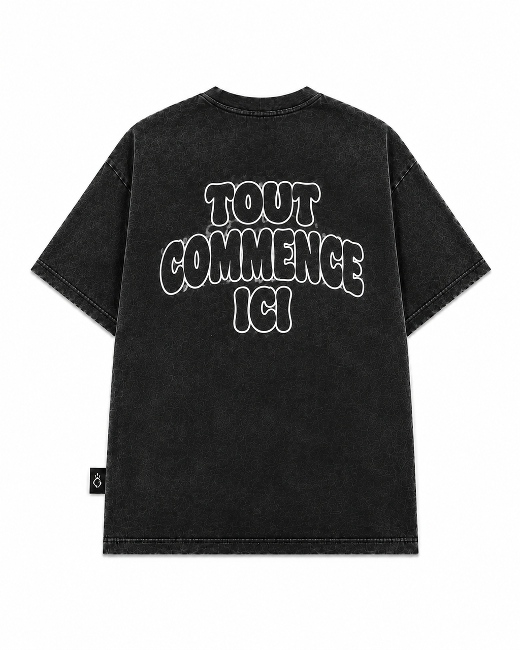T-shirt oversize DENIM Noir